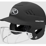 Rawlings Fastpitch Softball Batting Helmet, Matte Black - ABS Plastic Shell