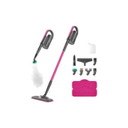 Schenley SLFCSM064 Steam Mop Cleaner with Detachable Handheld Steamer with 7-in-1 Multi-purpose Accessories and Washable Microfiber Pads