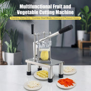 Lemonenergy Commercial Vegetable Fruit Chopper Food Dicer with 1/4, 3/8, 1/2 Inch Stainless Steel Blades, Aluminum Alloy Frame, Silver