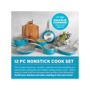 Gotham Steel 7414 Pots and Pans Set, 12 Pieces Kitchen Set