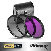 Ultimaxx Professional Filter Kit for DSLR/SLR Cameras, Pieces of 3 - UV Filter