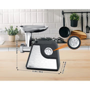 linkchef MG-4130-US 2 Adjustable Speed 2400W Max Electric Meat Grinders, Black
