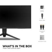 ViewSonic VX3418-2K 34-Inch Ultrawide 21:9 WQHD Gaming Monitor, 165Hz, 1ms Response, FreeSync Premium, HDMI, DisplayPort, USB, Black