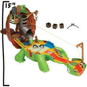 Playmates Toys Tales of the Teenage Mutant Ninja Turtles Pet Turtle Playset, Transforming 18-Inch Training Arena, Multicolor