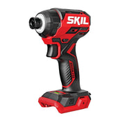 Skil PWR CORE 20 Brushless 20V 1/4 In. Hex Compact Impact Driver, Red, Variable Speed, 3-Speed Selection, HALO Light, ID6739B-00