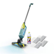 Shark VACMOP Reveal Cordless Hard Floor Cleaner Vacuum and Spray Mop with Dirt-Reveal Illumination, 4 Disposable Pads, 12oz Pet Multi-Surface Cleaning Solution, VM401