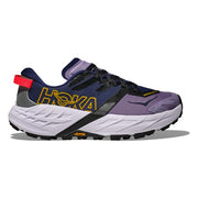 Hoka Speedgoat 7 Women's Trail Running Shoes, Berry Jam Starlight Glow, Synthetic Upper, Vibram MegaGrip Outsole, Size 7 B Medium, 1171929-BMS