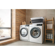 Black+Decker Collapsible Laundry Basket, Slim Rectangle, Gray, Space-Saving Design with Carrying Handles