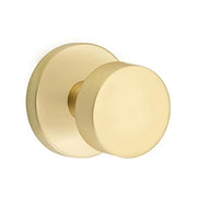 Signature Hardware SH552128SB EH.RO.3025.20.L/R.SBS-NB-N - Contemporary Round Knob, Satin Brass
