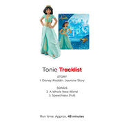 Tonies Disney Aladdin Jasmin Audio Play Figurine, Interactive Storytelling Toy, Multi Color, Battery Powered
