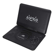 iFanze 13.9 Portable DVD Player with 10.1 HD Swivel Display Screen 800x480 Resolution 16:9 LCD Screen 100-240V Dvd Player, Black