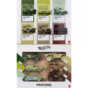 Hot Wheels JNK94 Pantone Multipack of Toy Cars & Van, 1:64 Scale Die-Cast Vehicles