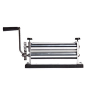 Botini Luxury Cylinder N.03 Pasta Maker with Durable Aluminum Rollers, Metallic Silver, Compact Design