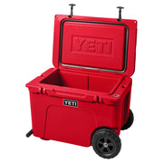 YETI 10060350000 Tundra Haul Portable Wheeled 50 qt Cooler - Rescue Red