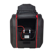 MarCum Roamer Lithium Shuttle Kit, 12V 6Ah LiFePO4 Battery, Dual USB Power Ports, Compact Red Case, RFLKIT