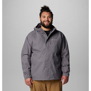 Columbia Hikebound II Rain Jacket, City Grey, 3X - Machine Washable