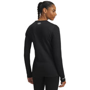Under Armour Packaged Base 4.0 Women's Crew Shirt, Extreme Warmth, Black & White, Medium, 6004070