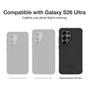 OtterBox 77-99886 Defender Series Pro Samsung Galaxy S26 Ultra Phone Case with Tri-Layer Protection, Built-In Magnets for Fast Charge, Black,