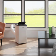 Aeric AERP101AW 10,000 BTU Portable AC, Remote, White/Blk, R32