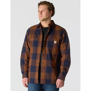 Carhartt Men's Loose Fit Heavyweight Flannel Long-Sleeve Plaid Shirt, Red Duck, Medium, 107013-RDK