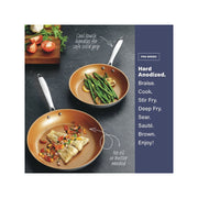 Gotham Steel Pro Hard Anodized 13 Piece Cookware Set, Gray