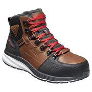 KEEN Utility Red Hook Waterproof Carbon-Fiber Toe Work Boots for Men - Tobacco/Black - 10.5M
