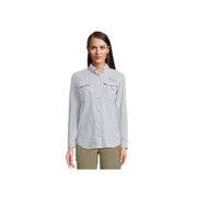 Columbia Women's Bahama II Long Sleeve Outdoor Fishing Shirt, UPF 50 Sun Protection, Quick-Dry, Vented, Cirrus Grey, Medium, 2092981031M
