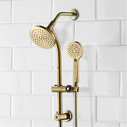 Better Homes & Gardens 58101-X584409 Deluxe Shower Combo with Magnetic Slide Bar Kit in Brushed Brass