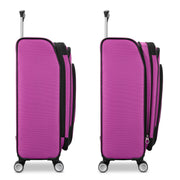 American Tourister 4 Kix 3.0 Softside Medium Spinner Luggage, Expandable, Hyper Violet, 360-Degree Dual Spinner Wheels, 158586-A839