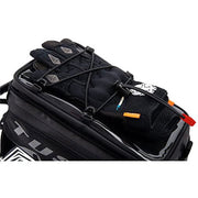 Tusk Olympus Motorcycle Tank Bag, Durable Black Nylon, Elastic Top Chord, 6L Capacity, Universal Fit