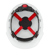 Milwaukee 48-73-1200 BOLT White Type 1 Class C Front Brim Vented Hard Hat with 4 Point Ratcheting Suspension