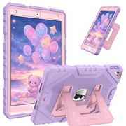Fintie Case for iPad 9th Generation (2021) / 8th Gen (2020) / 7th Gen (2019) 10.2-inch, Protective Full Body Tablet Case, Rugged and Shockproof with Built-in Stand for Kids, Purple