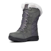 Columbia Ice Maiden II Women's Waterproof Insulated Winter Boots, Shale Dark Raspberry, Size 8.5, 155417