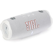 JBL Charge 6 Portable Waterproof Bluetooth Speaker, White, 28H Playtime, Built-In Powerbank, AI Sound Boost, Sturdy Removable Carrying Strap