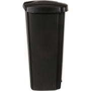 Hefty 13-Gallon Step-On Trash Can, Black Rugged And Durable (1)
