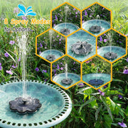 First Nations 3.5W Solar Fountain Works on Cloudy Day