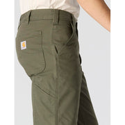 Carhartt Rugged Flex Relaxed Straight Rigby Dungaree Work Utility Pants, Moss, 33W x 30L, 102291-MOS