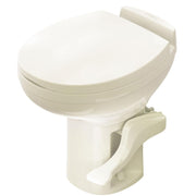 Thetford Aqua-Magic Residence RV Toilet, High Profile, Bone Color, Plastic Seat, Floor Mounted, 18 Inch Seat Height, 42171