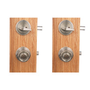Brinks 2105-109-2 Tulip Style Keyed Entry Door Knob and Single Deadbolt, 2-Pack - Antique Brass