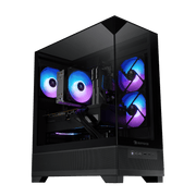 iBUYPOWER ESA7R77XT01v10 Gaming PC Desktop Ryzen 7 8700F 4.1GHz AMD Radeon RX 7700XT 12GB 32GB RAM 1TB SSD Win 11 Home Black
