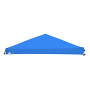 Ozark Trail FGA99TPB 10' x 10' Instant Slant Leg Replacement Pop-up Canopy Top Outdoor Shading Cover, Blue