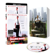 Arrow Video Falling Down Limited Edition 4K Ultra HD Blu-ray Movie, Drama, Directed by Joel Schumacher, Starring Michael Douglas and Robert Duvall