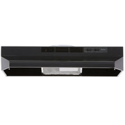 Broan F40000 Series 30 in. Convertible Range Hood in Black-F403023
