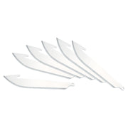 Outdoor Edge RazorSafe Drop Point Knife Replacement Blades - Stainless Steel - 3.0'' - 6 Pack