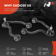 A-Premium Front Upper Control Arms with Ball Joint and Bushing, Steel, Adjustable Suspension, Compatible with Chevrolet Tahoe Yukon Astro Safari K1500 K2500 Suburban, GMC Yukon K1500 K2500 Suburban, Cadillac Escalade, APCA9528