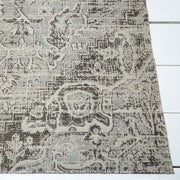 Nicole Miller Patio Sofia Fleur Medallion Loomed Rectangular Indoor Outdoor Area Rug - GRAY ONE SIZE