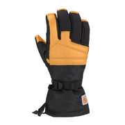 Carhartt Cold Snap Insulated Waterproof Work Gloves with Storm Defender Technology, Black Barley, Large, GL0728-M