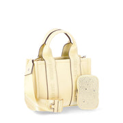 Madden NYC MNY-500 Women's Double Handle Tote Handbag, Butter Yellow