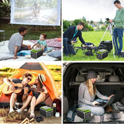 Yushang P201 Doosl 150W Portable Power Station 150Wh 40,000mAh Solar Generator Power Supply with LED Flashlights, Backup Battery Road Travel, Hunting, RV
