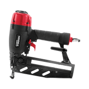 Hyper Tough 16-Gauge 2-1/2-Inch Pneumatic Straight Finish Nailer, Black, Includes 200 Nails - Pneumatic Finish